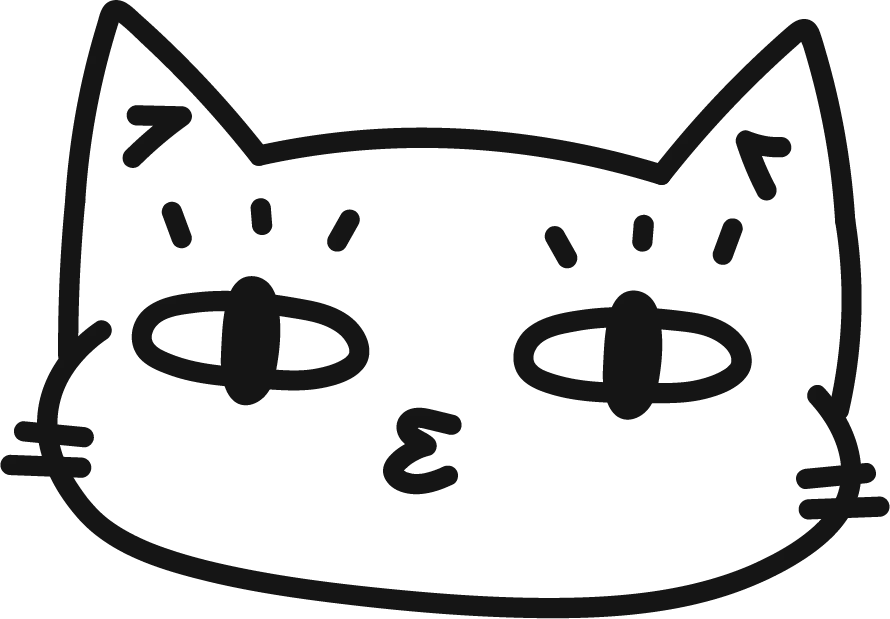Kitty asomándose
