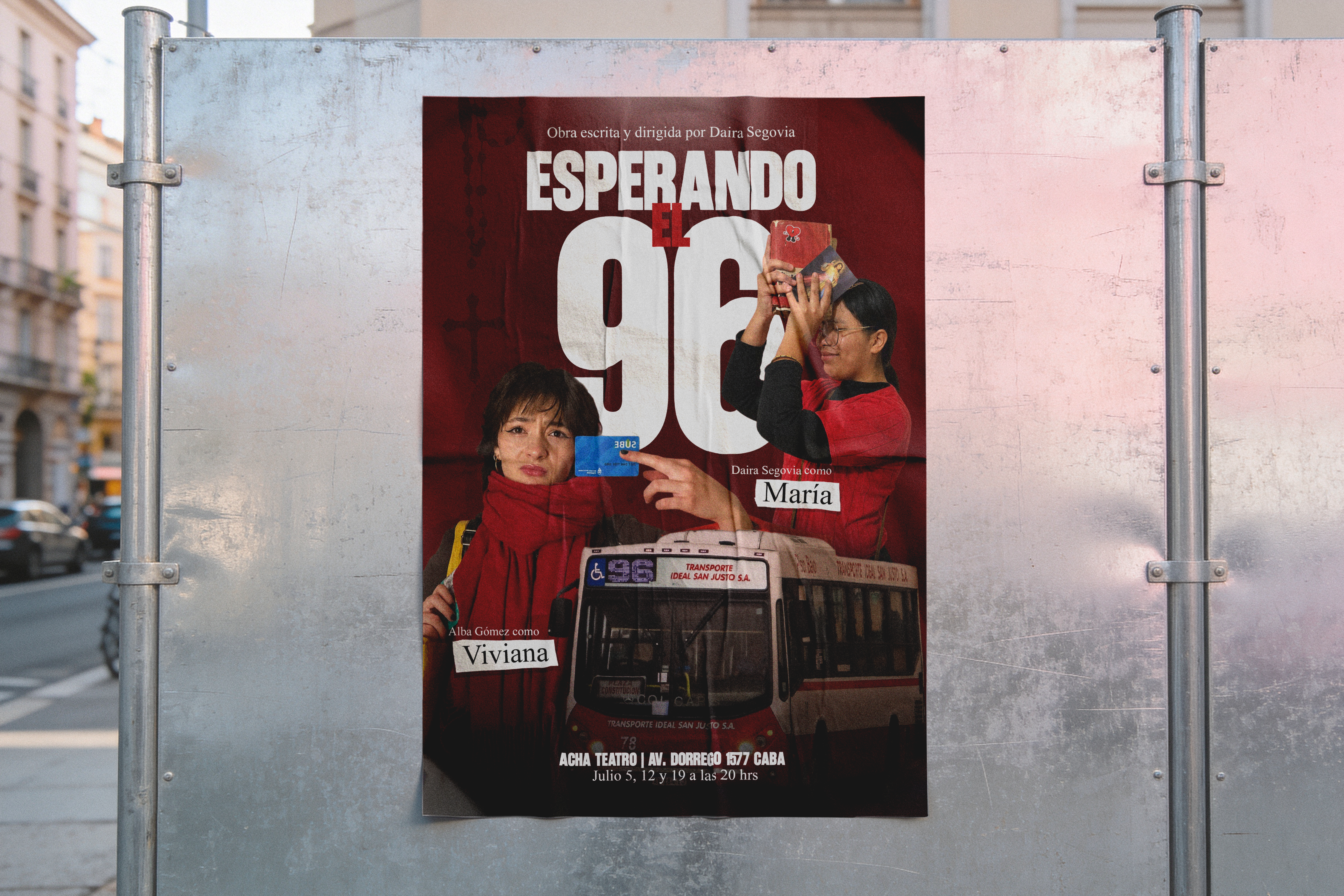 Esperando el 96: Póster Teatral